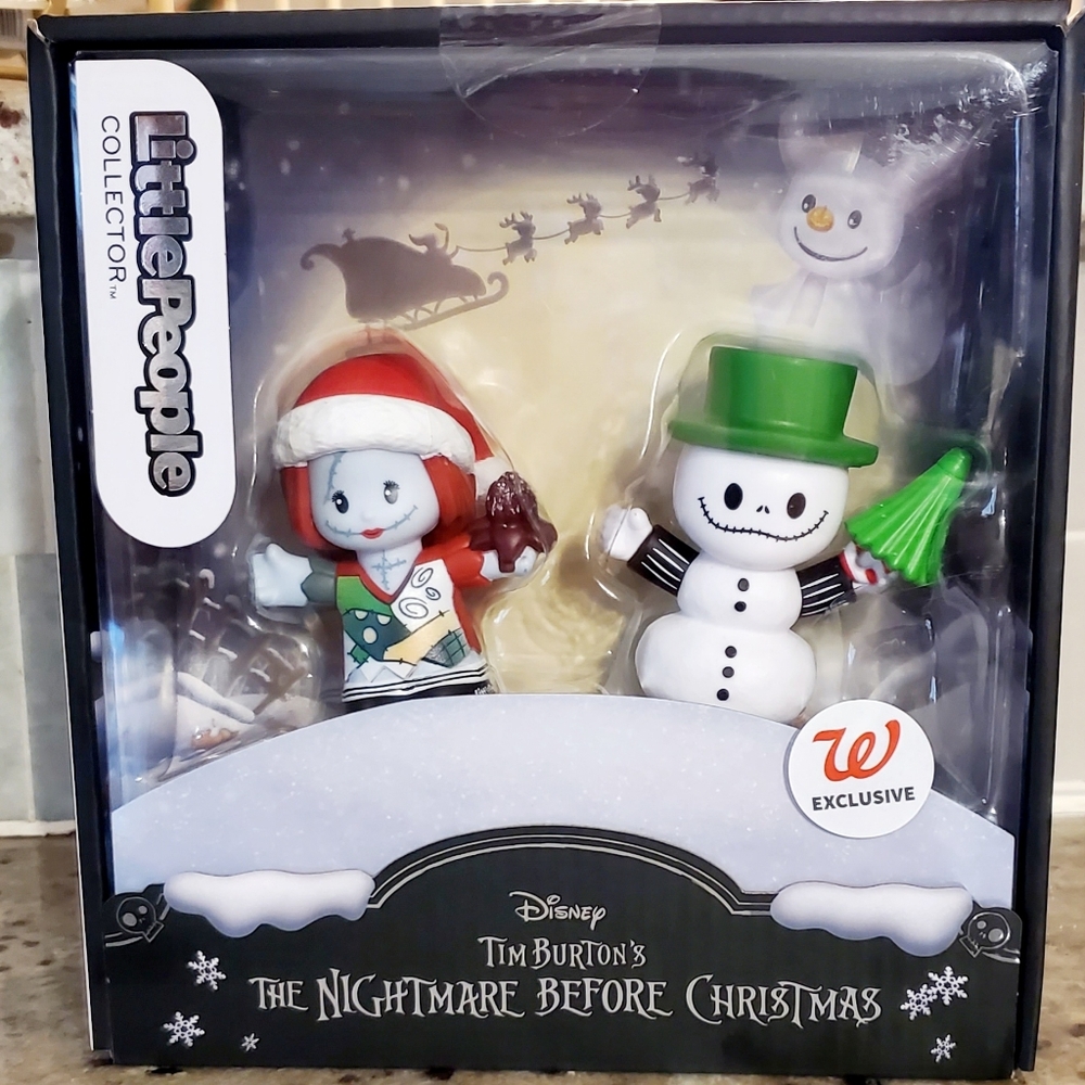 Little People Collector Nightmare Before Christmas Sally & Snowman Walgreens NEW